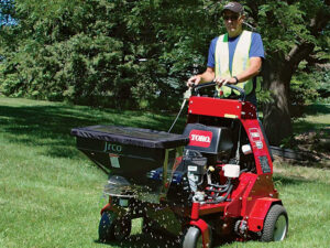 JRCO Broadcast Spreader | Cable Control | For Walk-Behind and Stand-On Mowers (504.JRC)