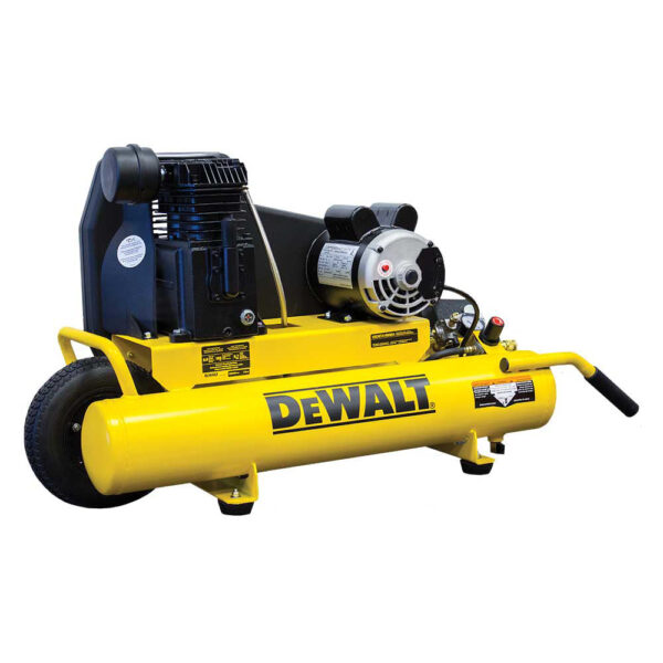 DeWalt 1.9-HP 8-Gallon Electric Dual Voltage Wheelbarrow Air Compressor (DXCMTA1980854) - Image 2