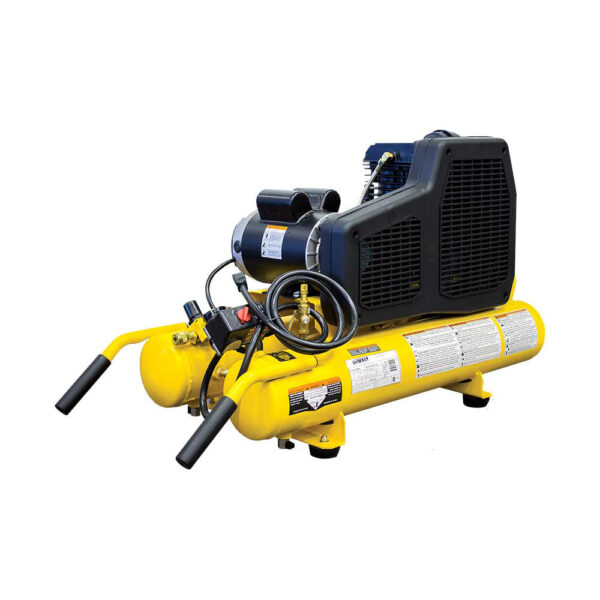 DeWalt 1.9-HP 8-Gallon Electric Dual Voltage Wheelbarrow Air Compressor (DXCMTA1980854) - Image 3