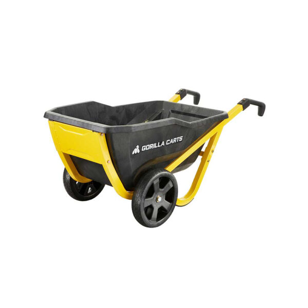 Gorilla Cart Yard Cart Wheelbarrow Polyethylene Bed 7 Cu. Ft. Capacity (GCR-7S) - Image 10