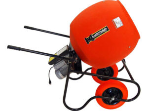 Kushlan Electric Direct Drive Cement Mixer, 6-Cubic ft. Drum, 3/4 HP (600DD)