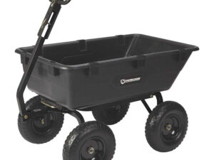 Strongway® Poly Garden Wagon — 1200-Lb Capacity - 6 Cubic Foot Trailer (64409)