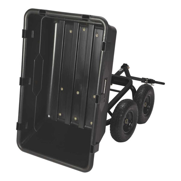 Strongway® Poly Garden Wagon — 1200-Lb Capacity - 6 Cubic Foot Trailer (64409) - Image 3