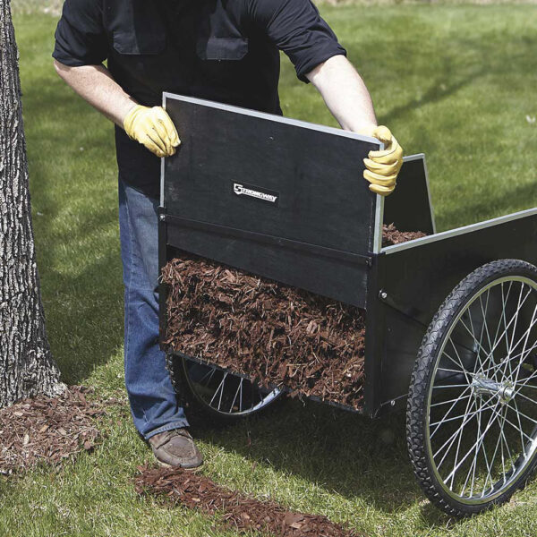 Strongway® Garden Cart — 400-lb. Capacity - 14 Cubic Foot Trailer (46441) - Image 7