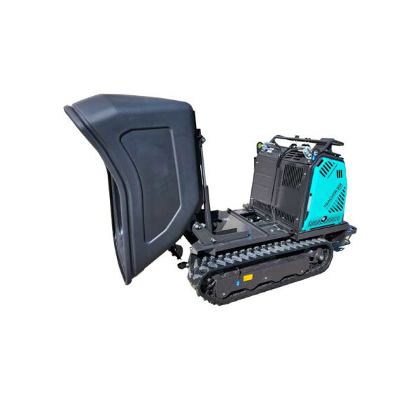 Tracker 1624 Tracked Concrete Buggy 16 Cu. Ft. Swivel Dump Poly Bucket (GPE211008) - Image 2