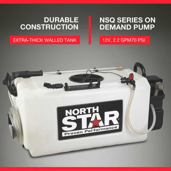 NorthStar® ATV Boomless Broadcast and Spot Sprayer — 26-Gallon Capacity, 2.2 GPM, 12 Volts (99906) - Image 3