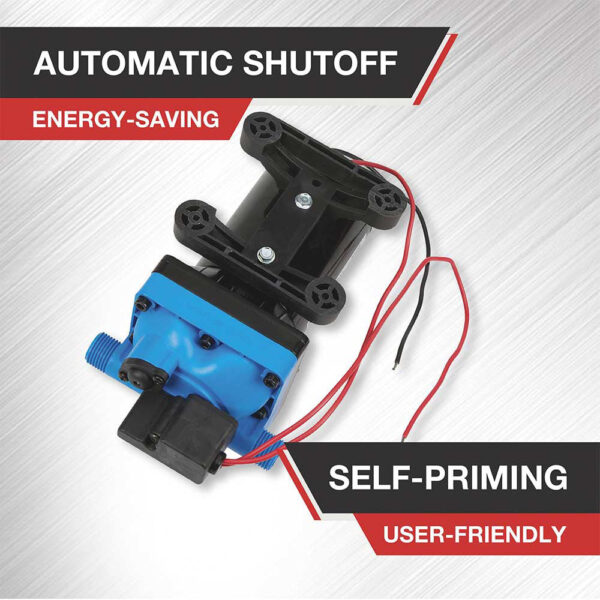 NorthStar® 12 Volt On-Demand RV Potable Water Pump — 3.0 GPM (157103) - Image 4