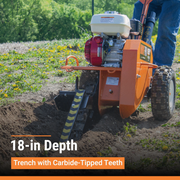 Brave Pro Trencher 18-In. Shark Chain GX160 (BRPT18) - Image 3