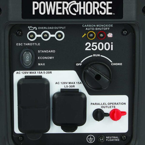Powerhorse Inverter Generator, 2500 Surge Watts, 1800 Rated Watts (6075628) - Image 3