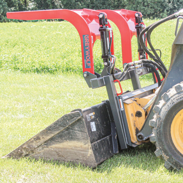 Grey Wolf™ Skid Steer Double Quick Attach Grapple (1066) - Image 8