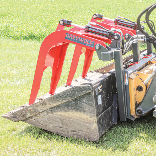 Grey Wolf™ Skid Steer Double Quick Attach Grapple (1066) - Image 7