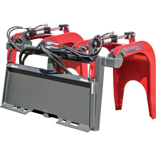 Grey Wolf™ Skid Steer Double Quick Attach Grapple (1066) - Image 2
