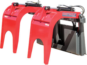 Grey Wolf™ Skid Steer Double Quick Attach Grapple (1066)