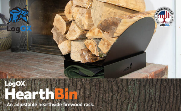 LogOX Hearth Bin Adjustable Firewood Rack (1141) - Image 4