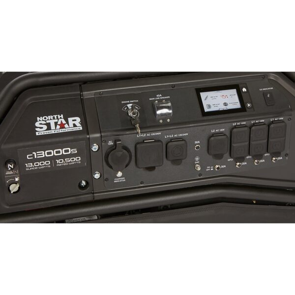 NorthStar® Commercial Grade Generator 13000 Surge Watts, 10500 Rated Watts, Electric Start Honda GX630 (1654404) - Image 7