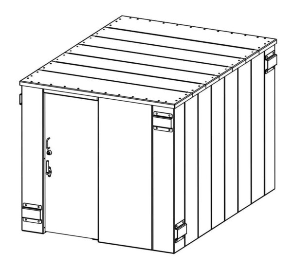 ESP Storm Shelter (20 Person) SR84X114G - Image 5