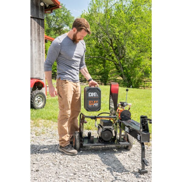 DK2 Elite Energy™ 20 Ton Battery Powered Electric Motor Hydraulic Log Splitter (OPS220EV-K) - Image 7