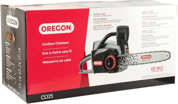 Oregon CS325 40V Chainsaw Kit With 4.0 Ah Batt Pk, Std Charger (627994) - Image 2
