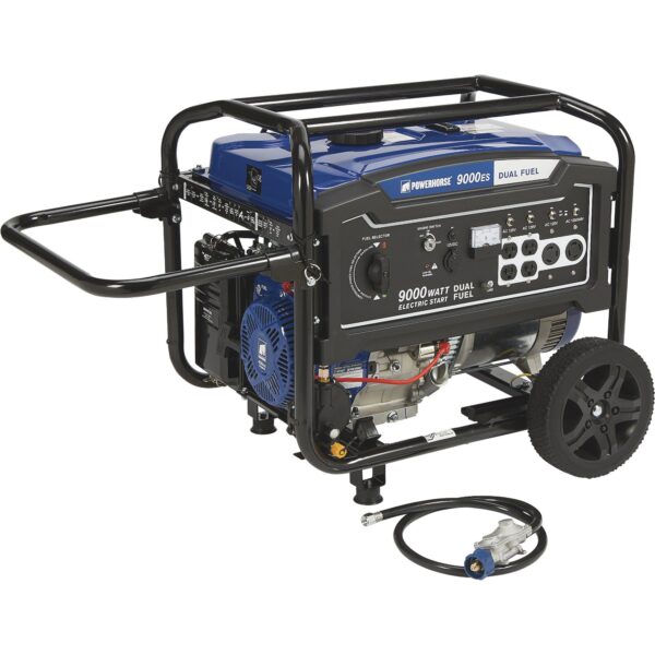 Powerhorse Portable Generator — 9000 Surge Watts, 7250 Rated Watts Electric Start (750133) - Image 4