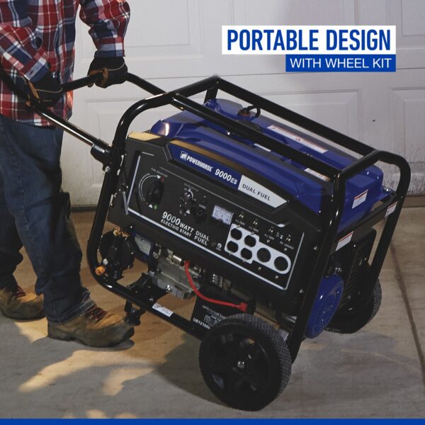 Powerhorse Portable Generator — 9000 Surge Watts, 7250 Rated Watts Electric Start (750133) - Image 8