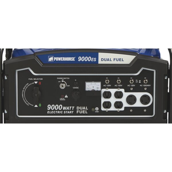 Powerhorse Portable Generator — 9000 Surge Watts, 7250 Rated Watts Electric Start (750133) - Image 5