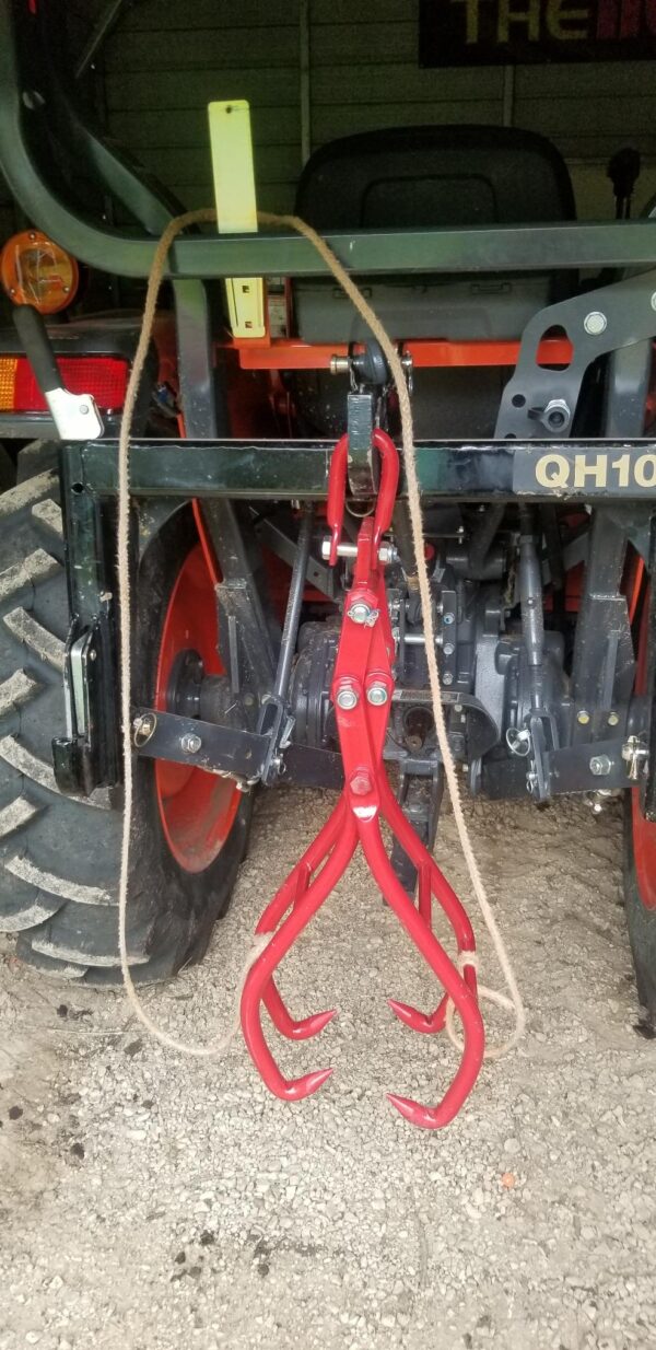 Heavy Duty Solid Steel 28" 4 Claw Log Grabber Tongs (44026) - Image 5