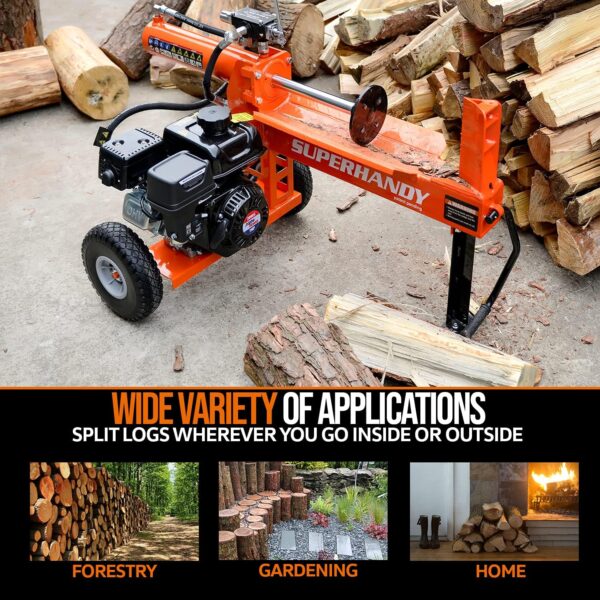 SuperHandy Portable 20 Ton 7HP Gas Powered Log Splitter (GUO077) - Image 10