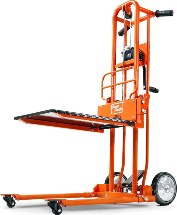 SuperHandy Material Stacker 330 lbs 40" Max Lift with a Flat Bed (GUO097) - Image 2