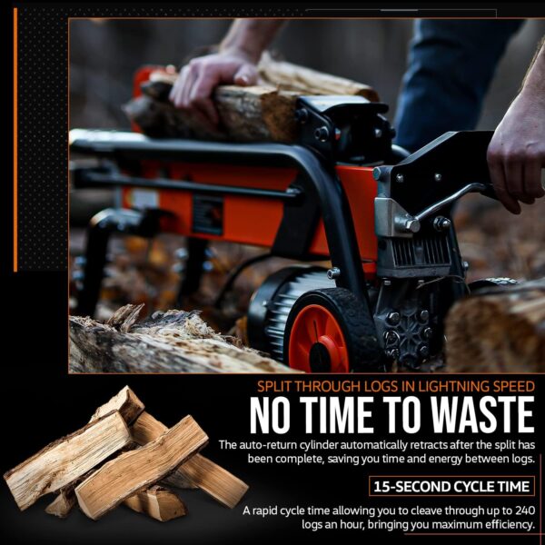 SuperHandy 6 Ton Electric Log Splitter (GUT065) - Image 9