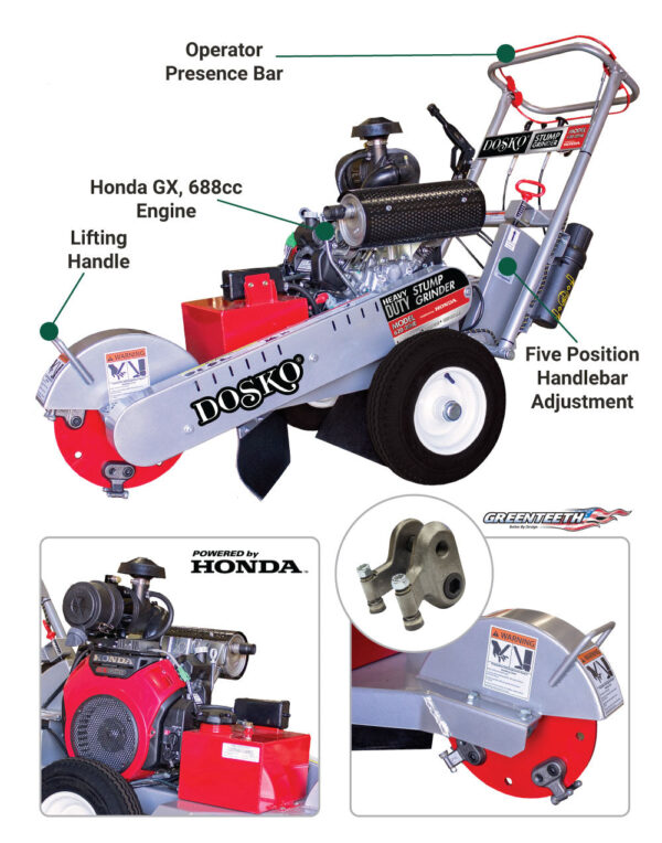 Dosko Stump Grinder (620-20HE) - Image 2