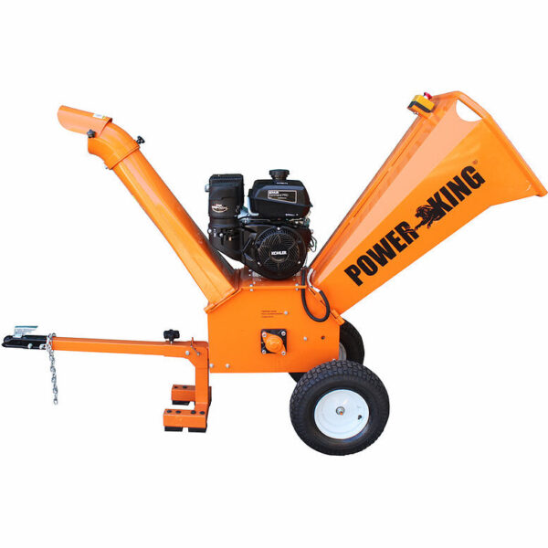 PowerKing 4" 9.5HP Kohler Tow-Behind Wood Chipper Shredder (PK0903)