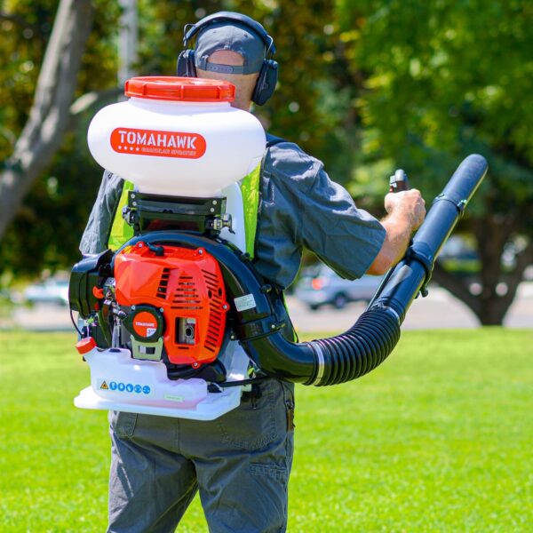 4 Gallon Motorized Backpack Spreader Sprayer by TOMAHAWK® for Fertilizer, Pesticide, Rock Salt (TGS30) - Image 6