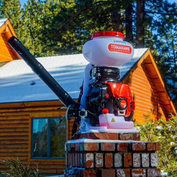 4 Gallon Motorized Backpack Spreader Sprayer by TOMAHAWK® for Fertilizer, Pesticide, Rock Salt (TGS30) - Image 7