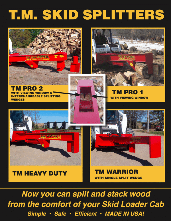TM Pro Log Splitter Skid Steer Attachment (24”, 30” or 36” Stroke) - Image 8