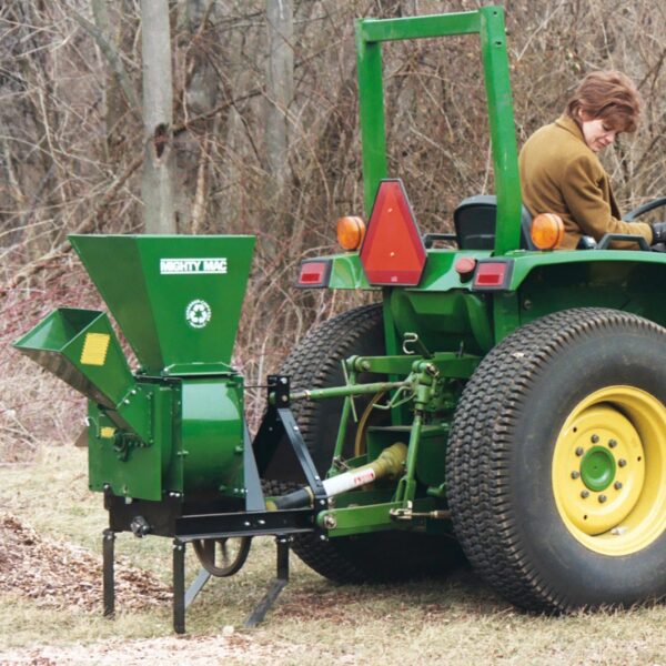 Mighty Mac™ Wood Chipper 3-1/2” Max Capacity - 3-Point Tractor PTO Powered (TPH123) - Image 3