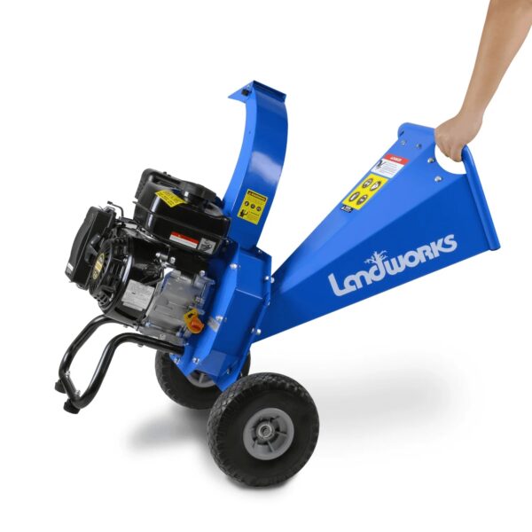 Landworks Mini 7HP 212CC Gas Engine 3" Max Branch Diameter Wood Chipper and Shredder (GUO033) - Image 2
