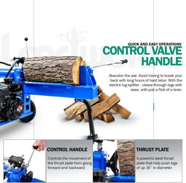 Landworks 20 Ton 7HP 209 CC Gas Powered Log Splitter (GUO079) - Image 4