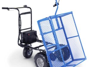 Landworks 48V 500 lb Working Capacity Self-Propelled Electric Wheelbarrow Utility Wagon Garden Cart (GUO010)