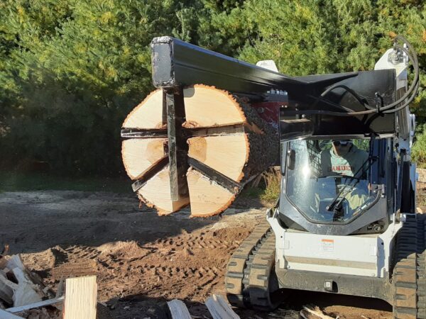 30 Ton Upside Down Skid Steer Log Splitter Attachment 6 Way Wedge (SSUD30-6Way) - Image 3