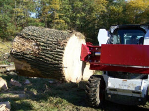 30 Ton Tire to Tire Upside Down Skid Steer Log Splitter (3030)