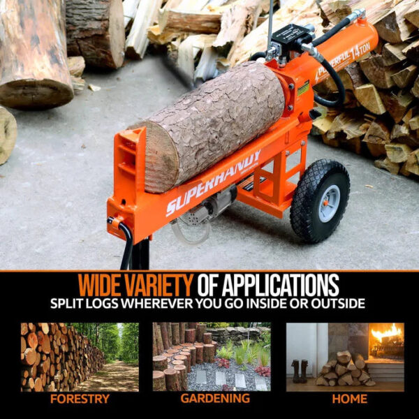 SuperHandy 14 Ton 120V Electric Log Splitter (GUO084) - Image 5