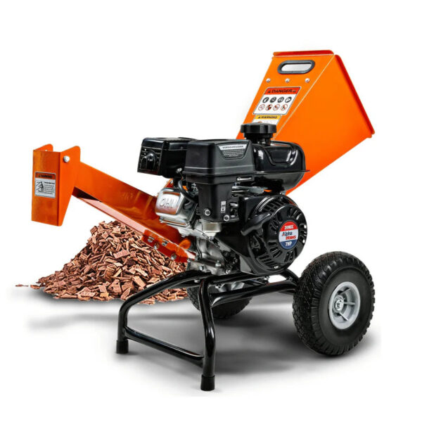 SuperHandy 3" Max Cutting - Compact Wood Chipper Mulcher - 7HP Gas Engine (GUO074) - Image 2